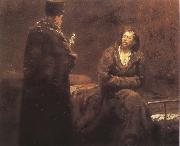 Ilya Repin Reject penance Sweden oil painting artist